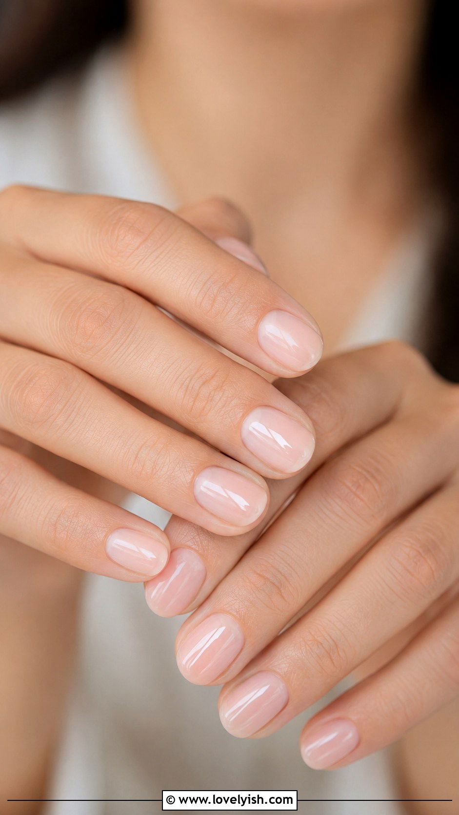 Clean Glazed Neutral Nails for Bride - 25 wedding nails for bride - 25 wedding nails for bride