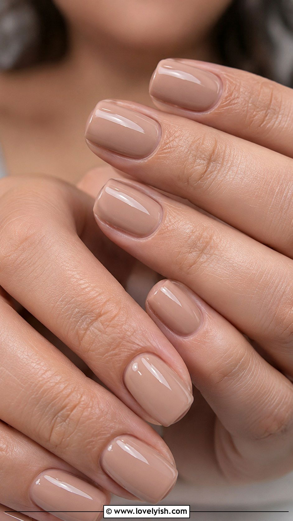 Clean Nude Square Nails - 50 trendy simple nail designs - 50 trendy simple nail designs