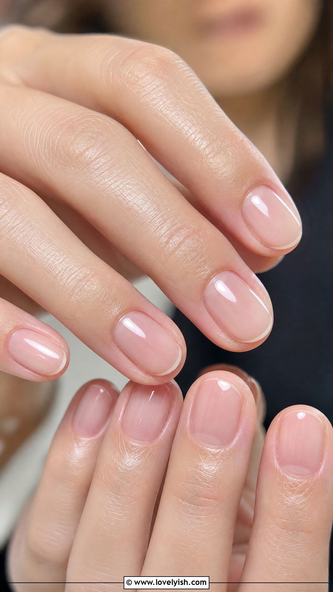 Clear Glossy Natural Nails - 41 nail design simple - 41 nail design simple