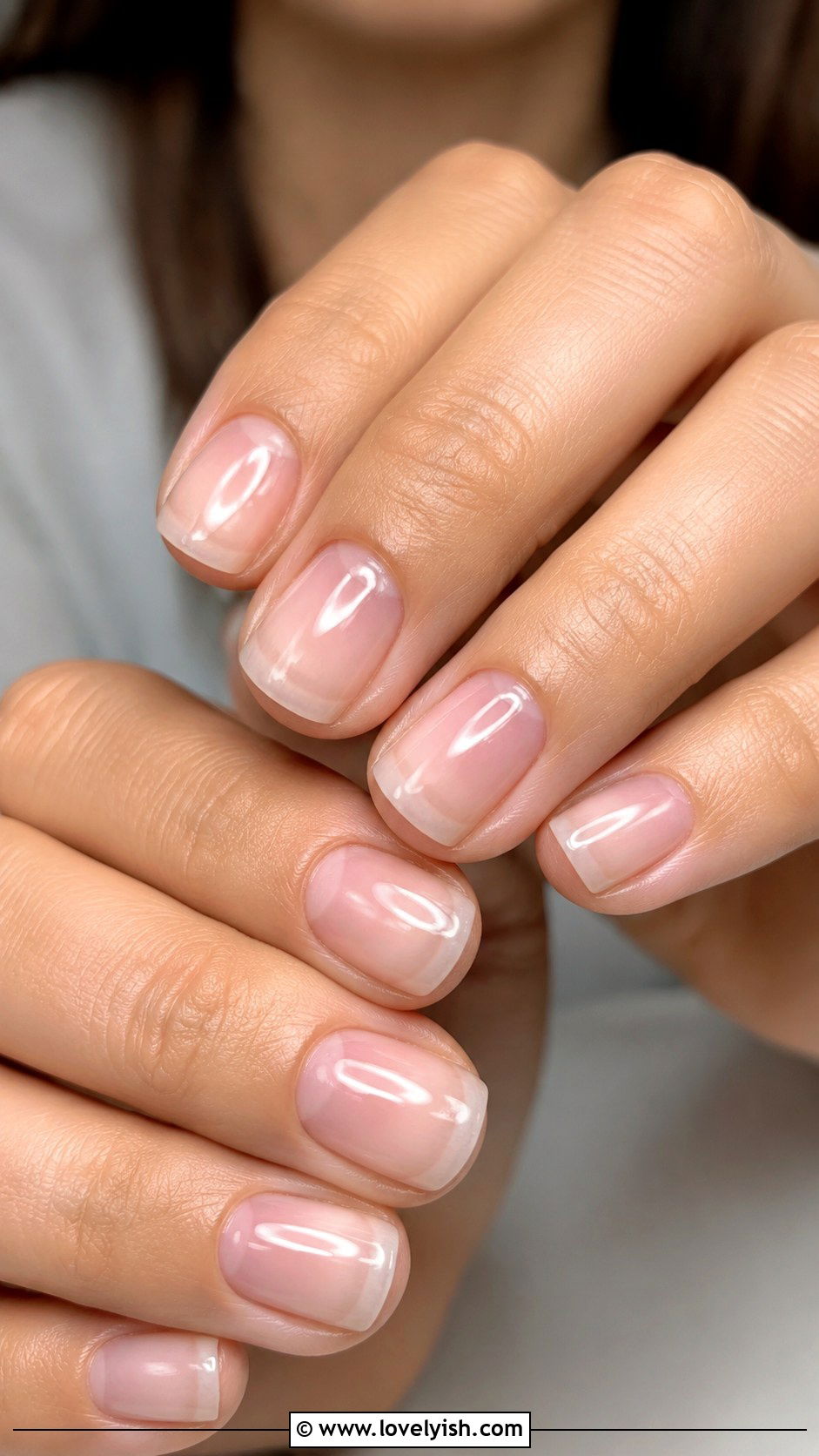 Clear Glossy Natural Nails - 25 minimalist nail ideas - 25 minimalist nail ideas