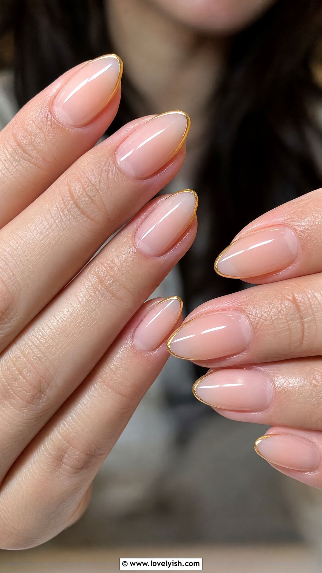 Clear Nails With Outline French Tips - 50 clear nails - 50 clear nails