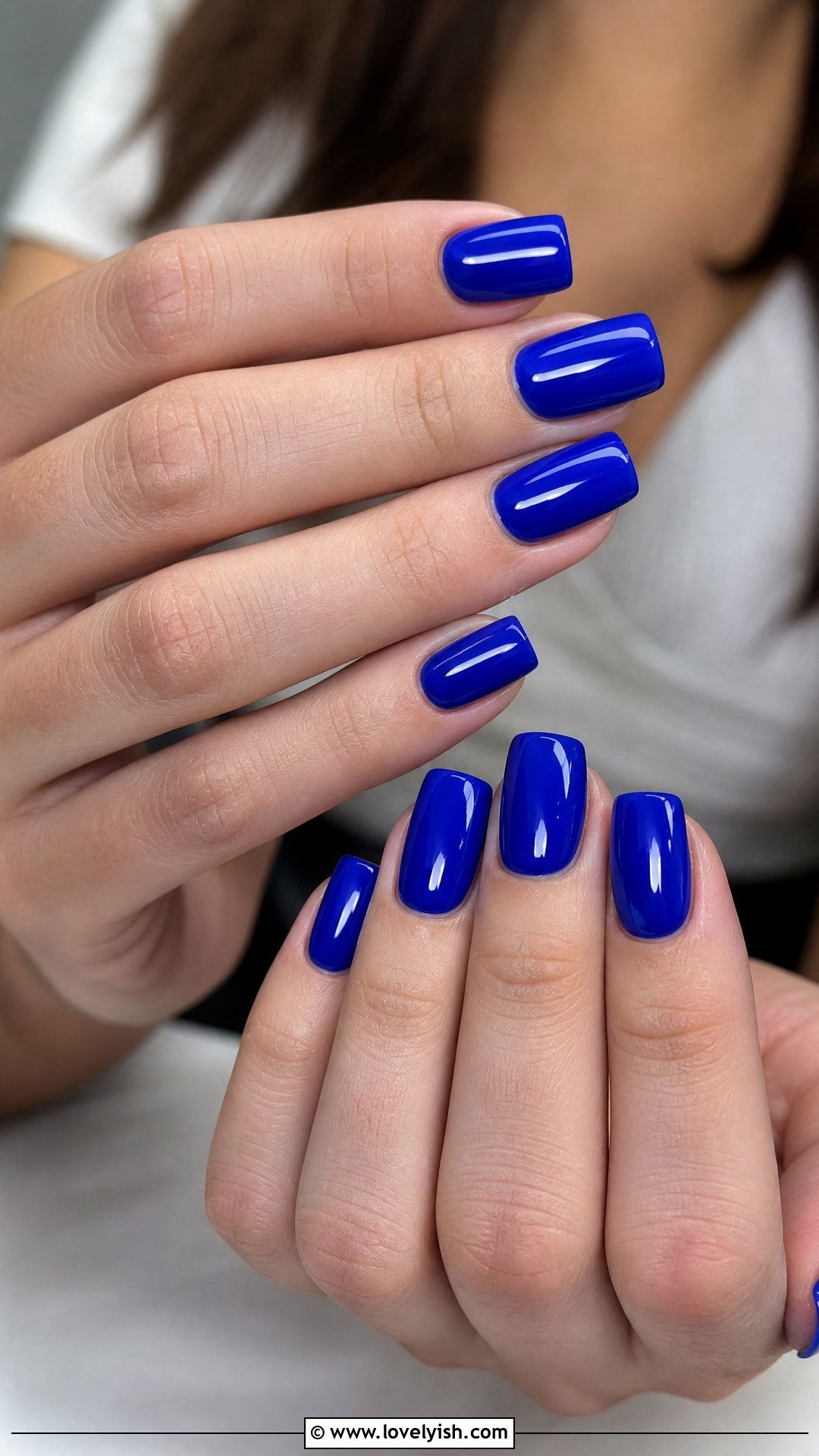 Cobalt Blue Square Nails - 50 square nails - 50 square nails