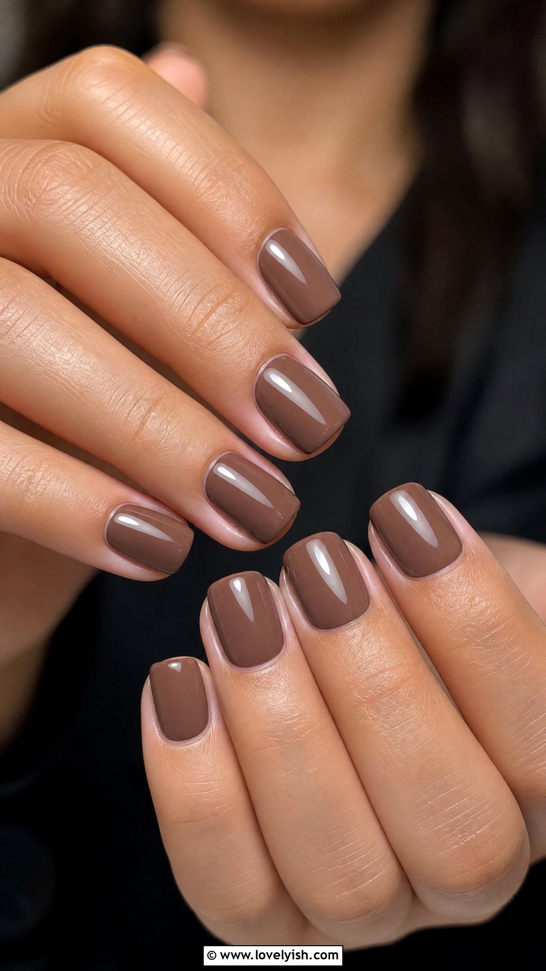 Coffee Brown Mocha Nails - 50 quick nail designs - 50 quick nail designs
