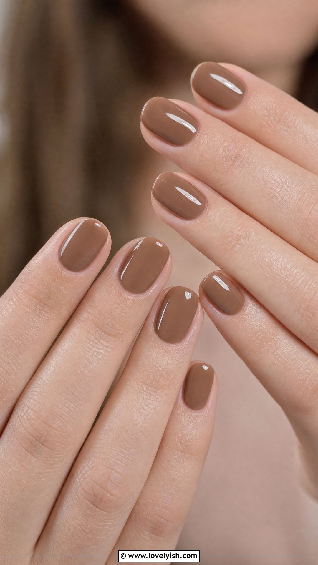 Coffee Brown Nails - 50 popular nail designs - 50 popular nail designs