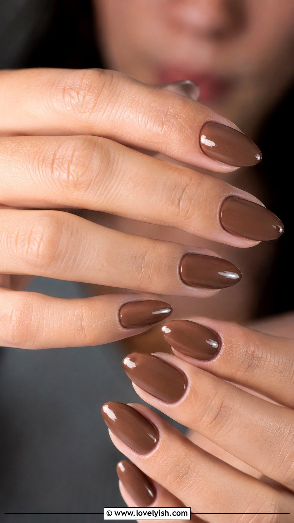 Coffee Mocha Brown Nails - 40 nail design template - 40 nail design template
