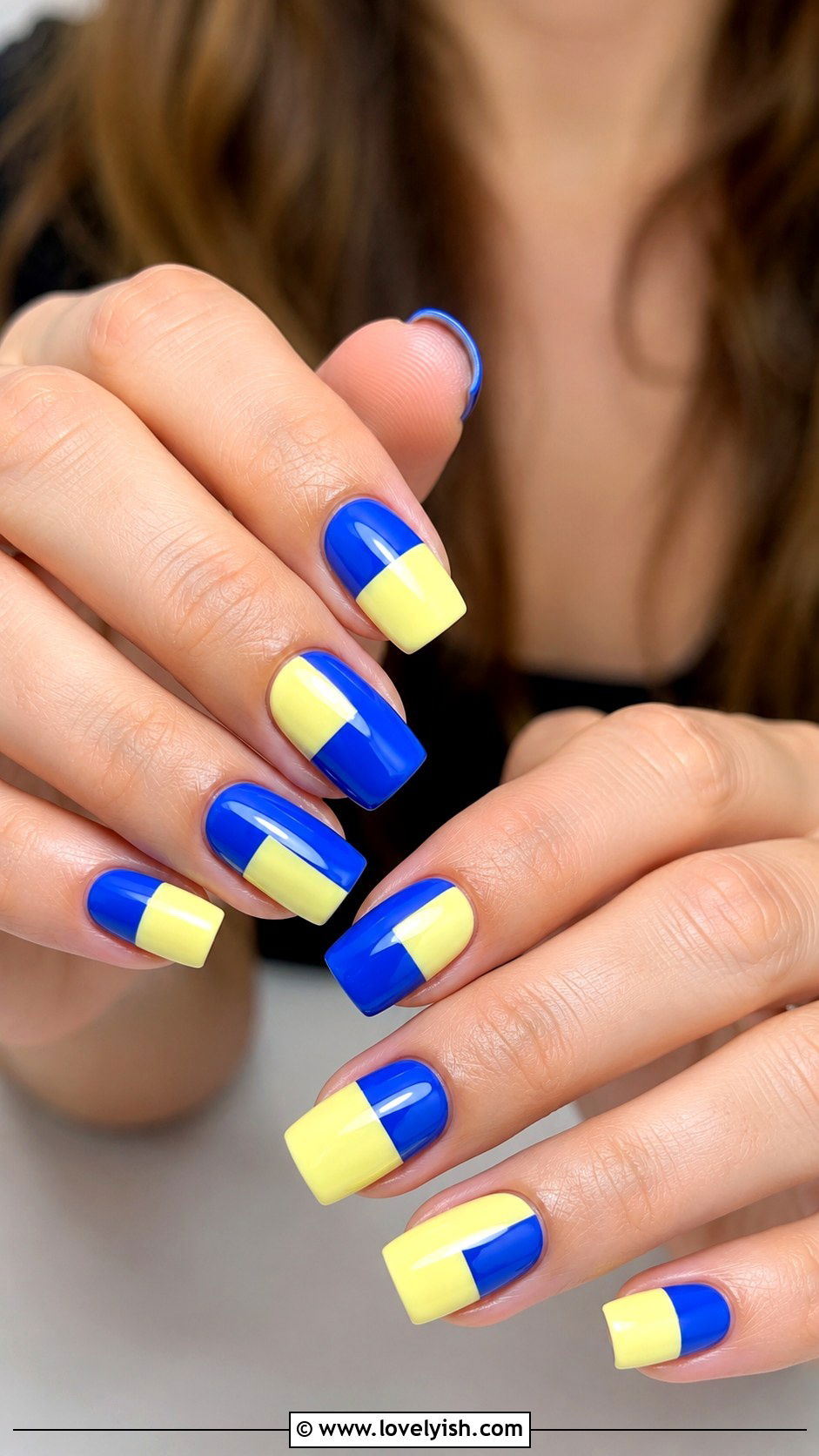 Color Block Nail Art - 25 cool nail art ideas - 25 cool nail art ideas