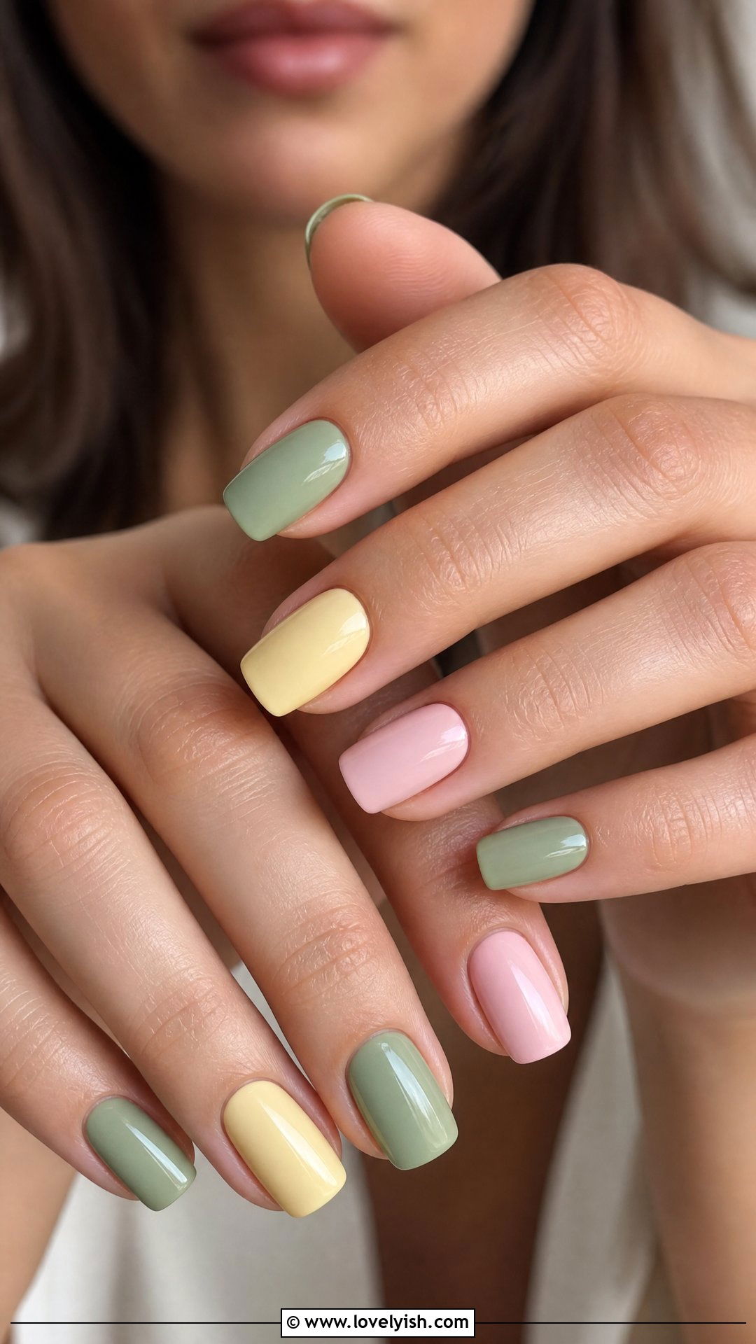 Color Block Nails - 42 easy nail art ideas - 42 easy nail art ideas