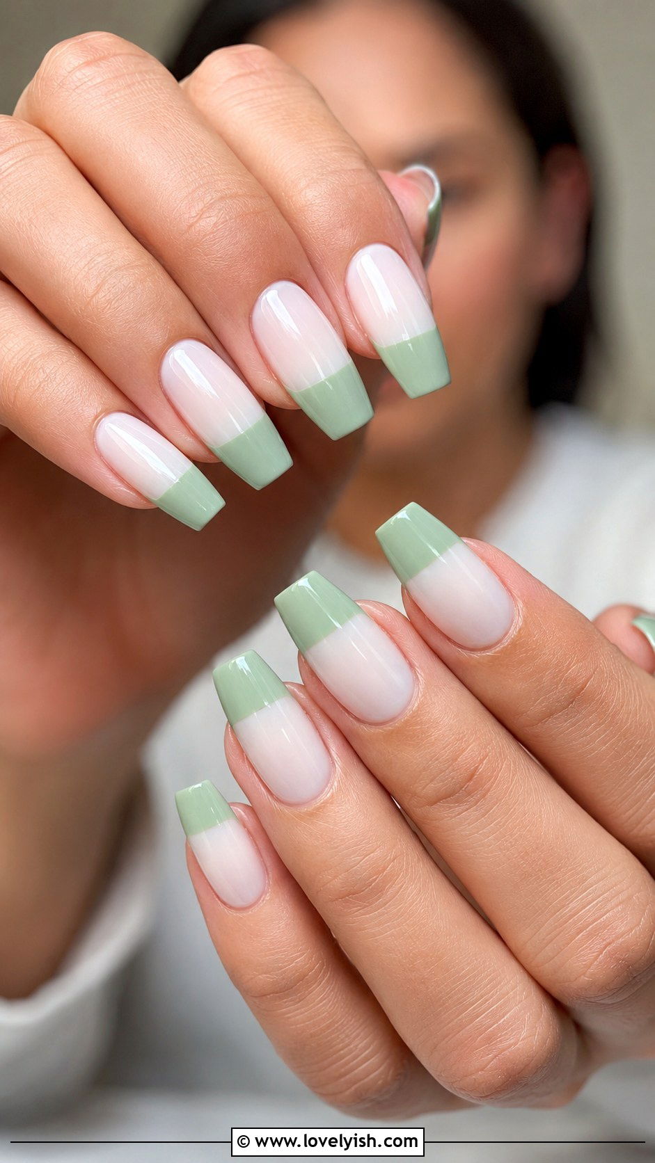 Color Block Tip Nails - 50 minimalist nails - 50 minimalist nails