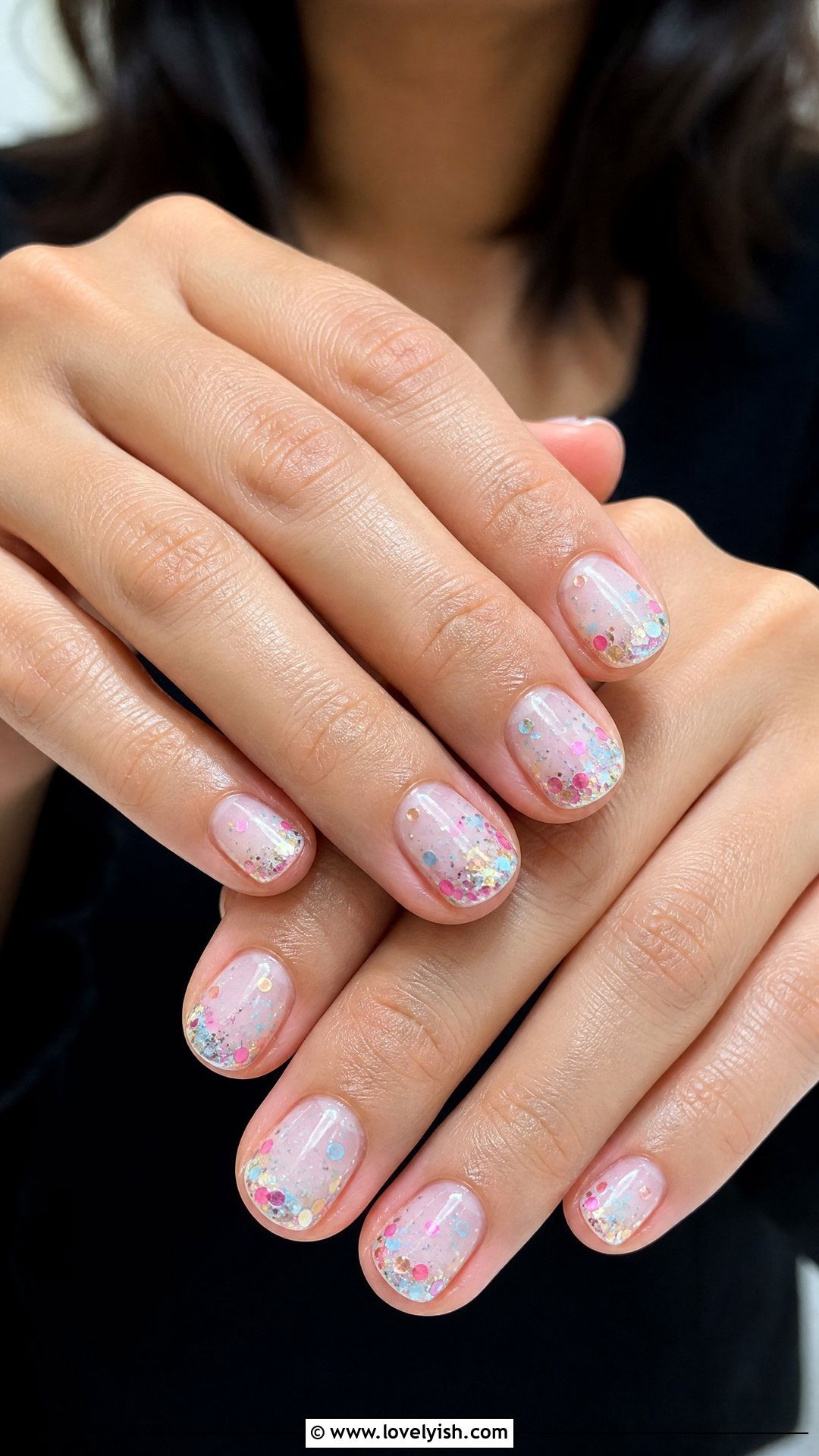 Confetti Birthday Nails - 25 birthday nail ideas - 25 birthday nail ideas
