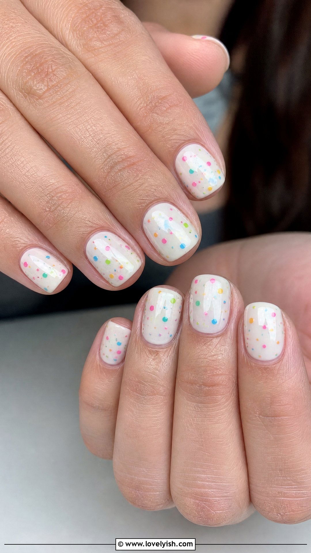 Confetti Sprinkle Nails - 35 nail art for beginners - 35 nail art for beginners