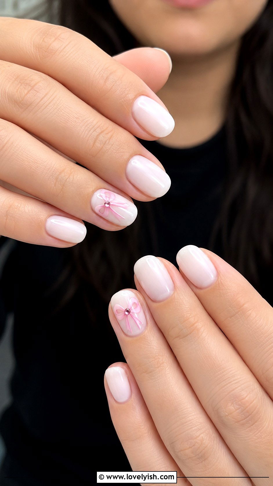 Coquette Bow Birthday Nails - 50 birthday nails - 50 birthday nails