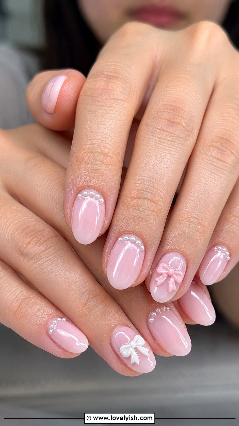 Coquette Bow Nails - 43 nail art ideas - 43 nail art ideas