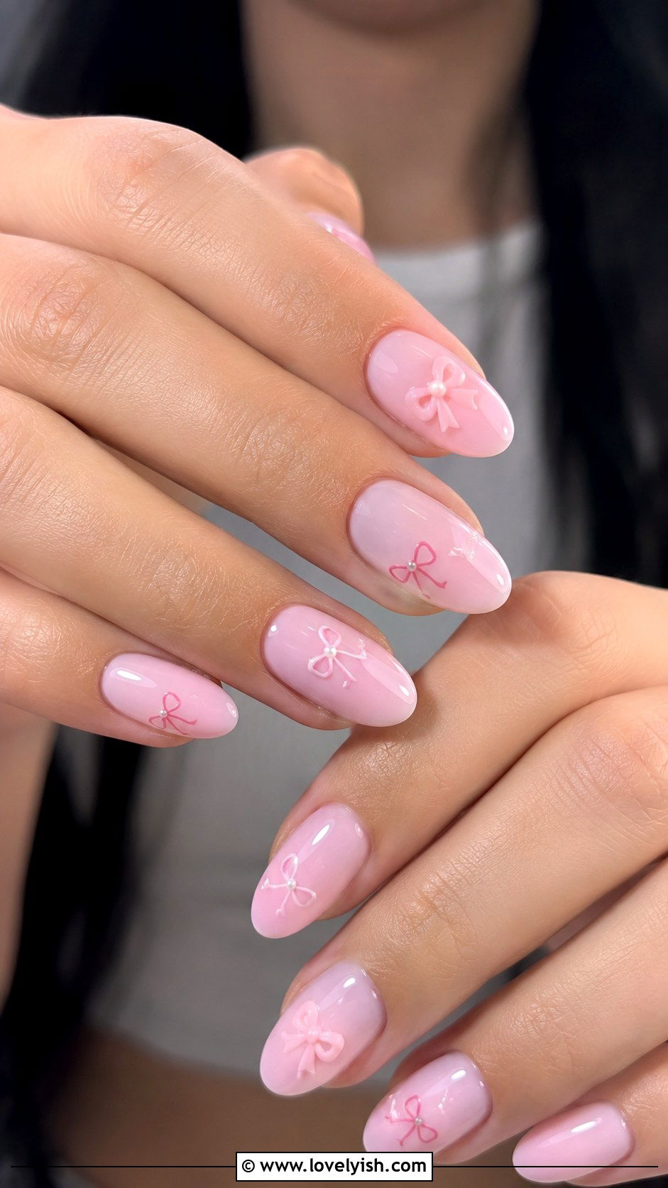 Coquette Bow Pink Nails - 38 may nail ideas - 38 may nail ideas