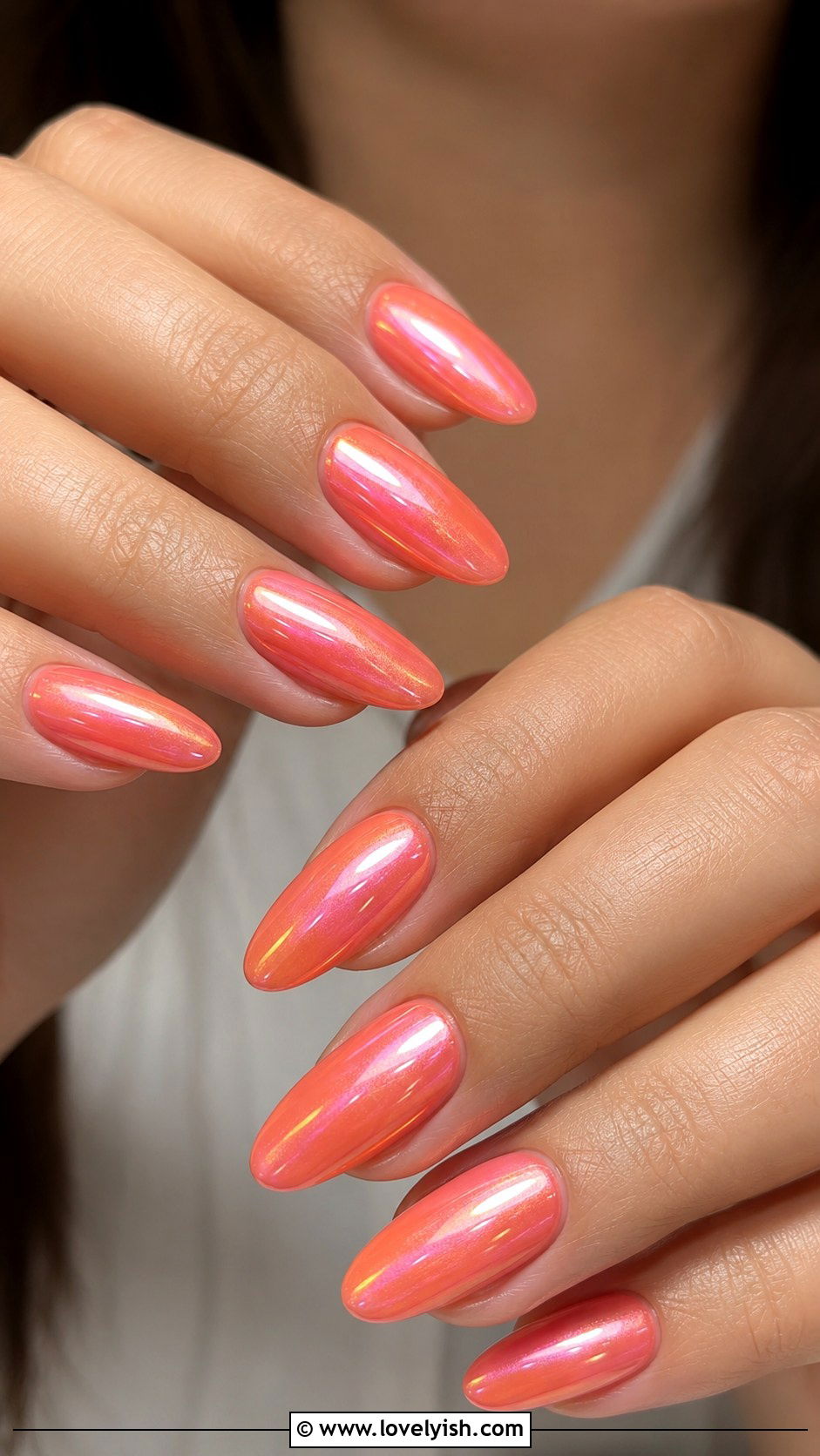Coral Glazed Donut Nails - 50 glazed donut nails - 50 glazed donut nails