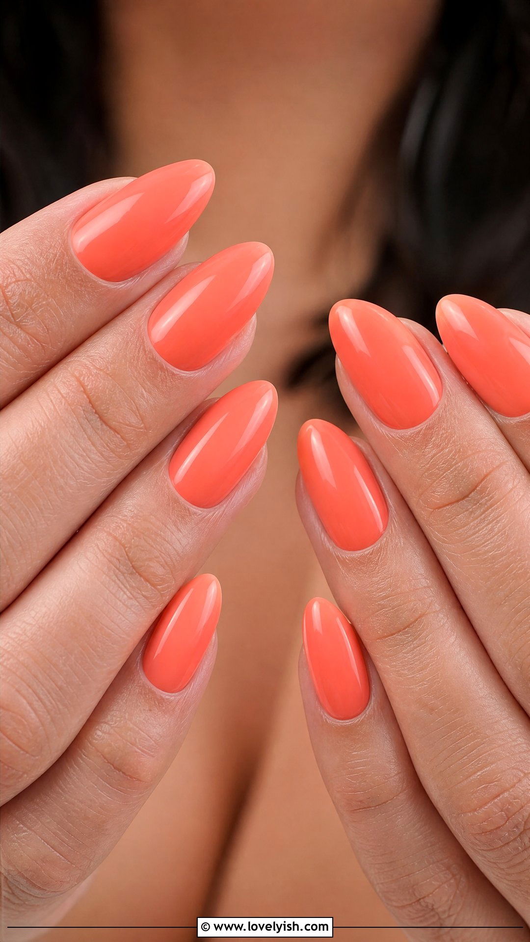 Coral Orange Nails - 49 nail colors - 49 nail colors