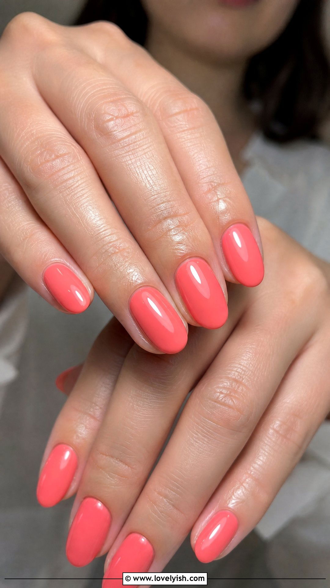 Coral Pink Dip Powder Nails - 50 dip powder nails - 50 dip powder nails