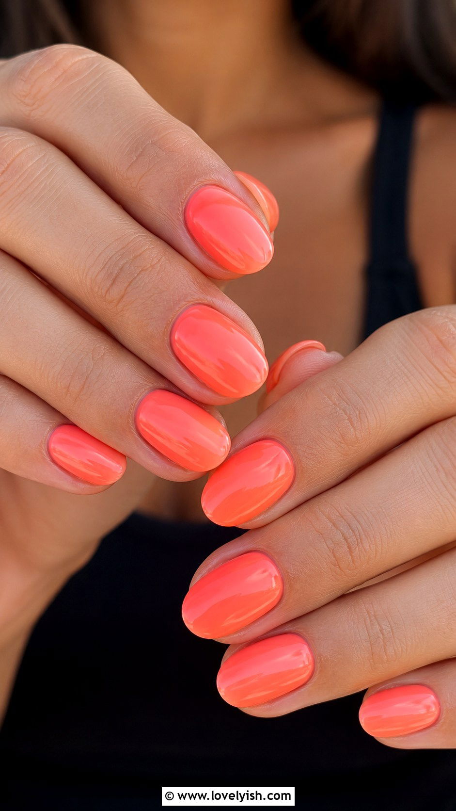 Coral Tropical Manicure - 50 manicure - 50 manicure