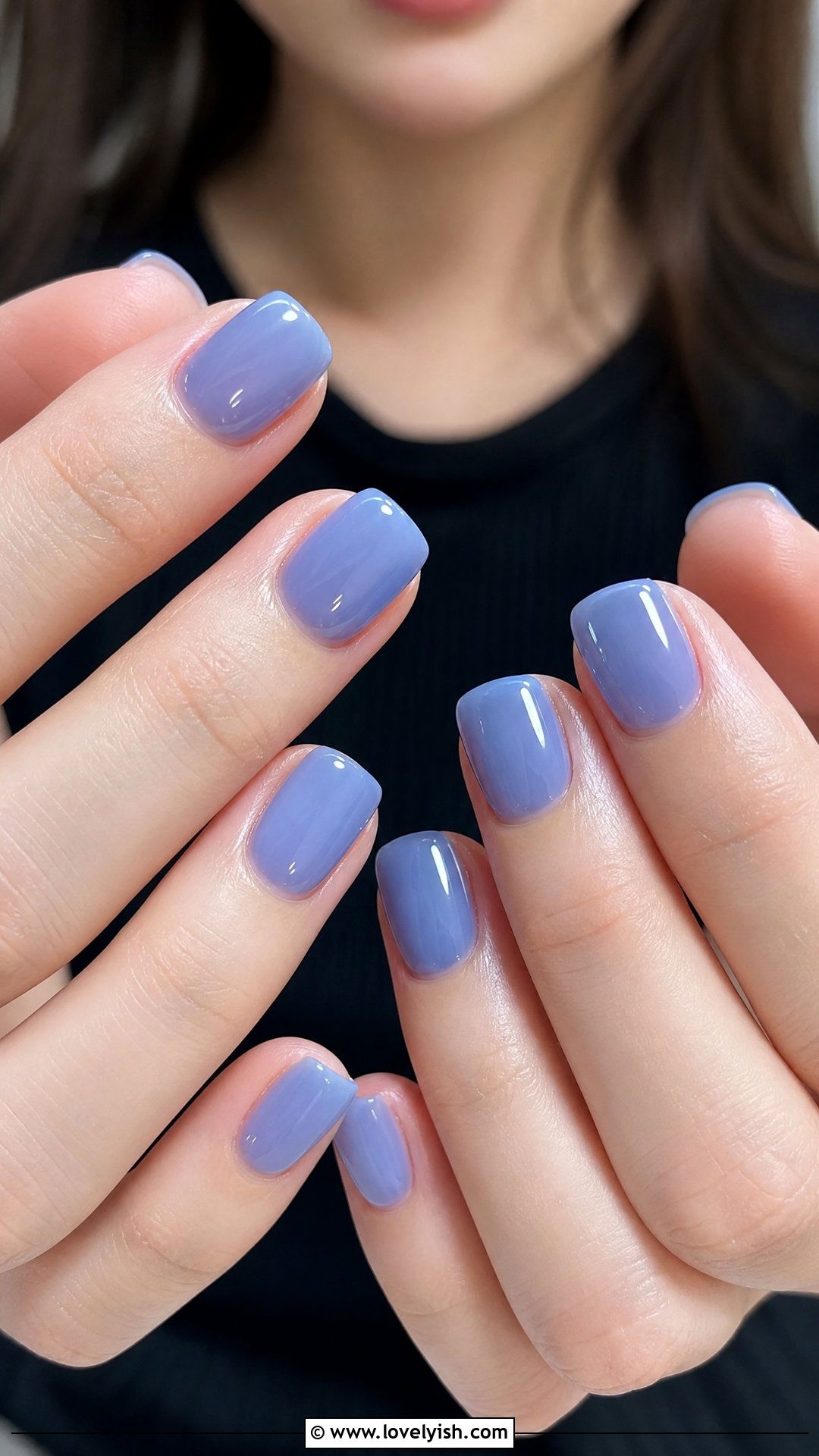 Cornflower Blue Jelly Nails - 39 nail ideas 2026 - 39 nail ideas 2026