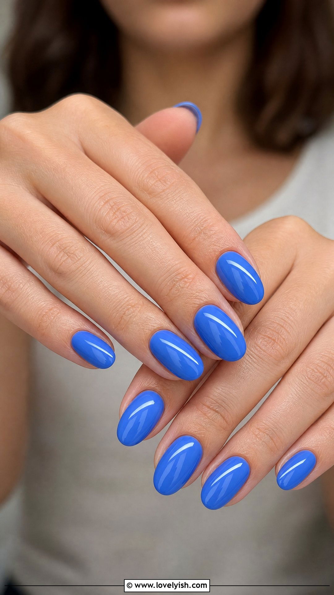 Cornflower Blue Nails - 25 blue nail design ideas - 25 blue nail design ideas