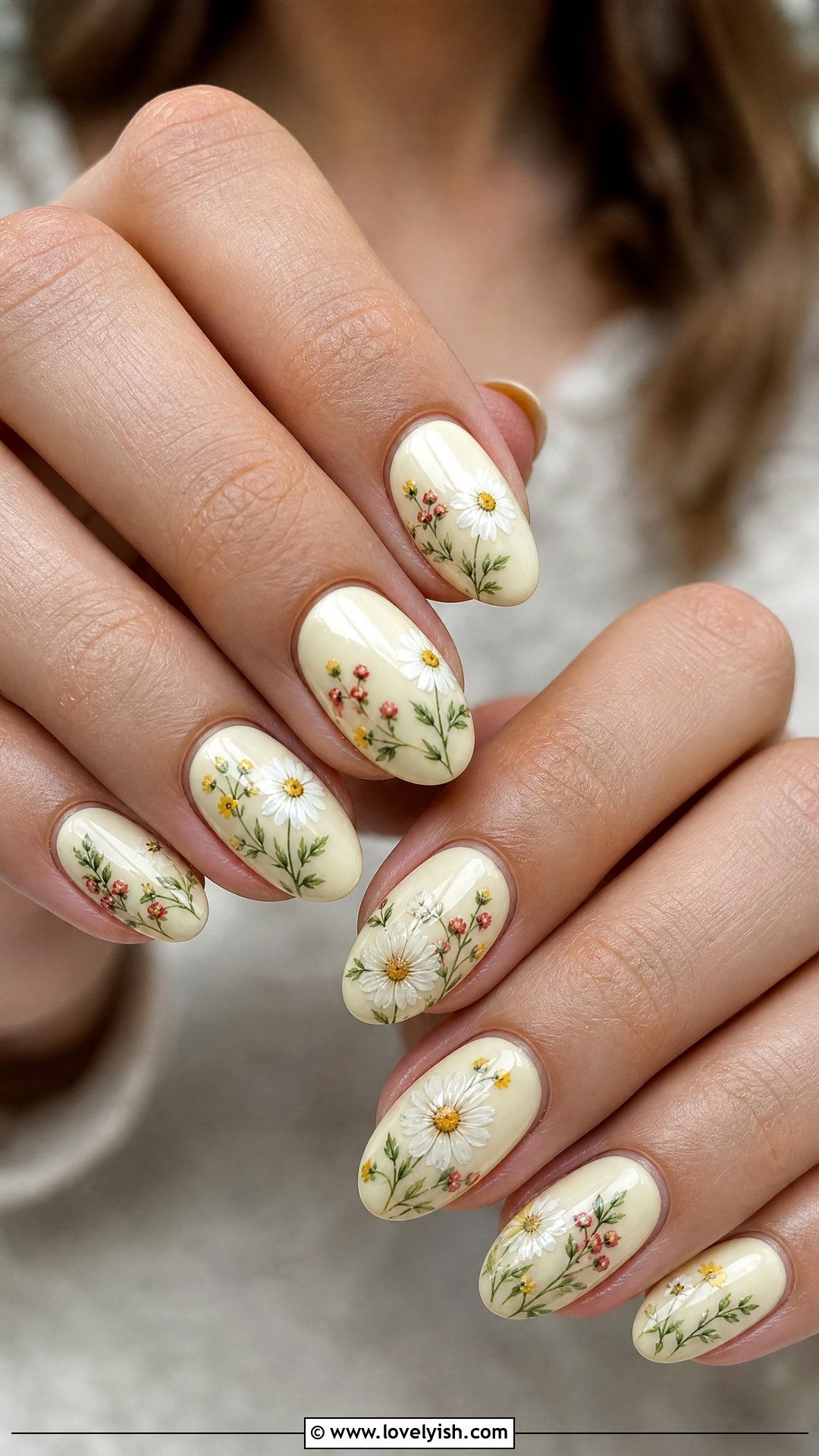 Cottagecore Daisy Nails - 50 daisy nails - 50 daisy nails