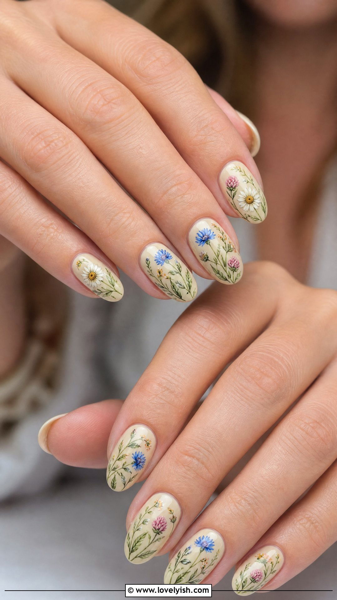 Cottagecore Wildflower Nails - 50 flower nails - 50 flower nails