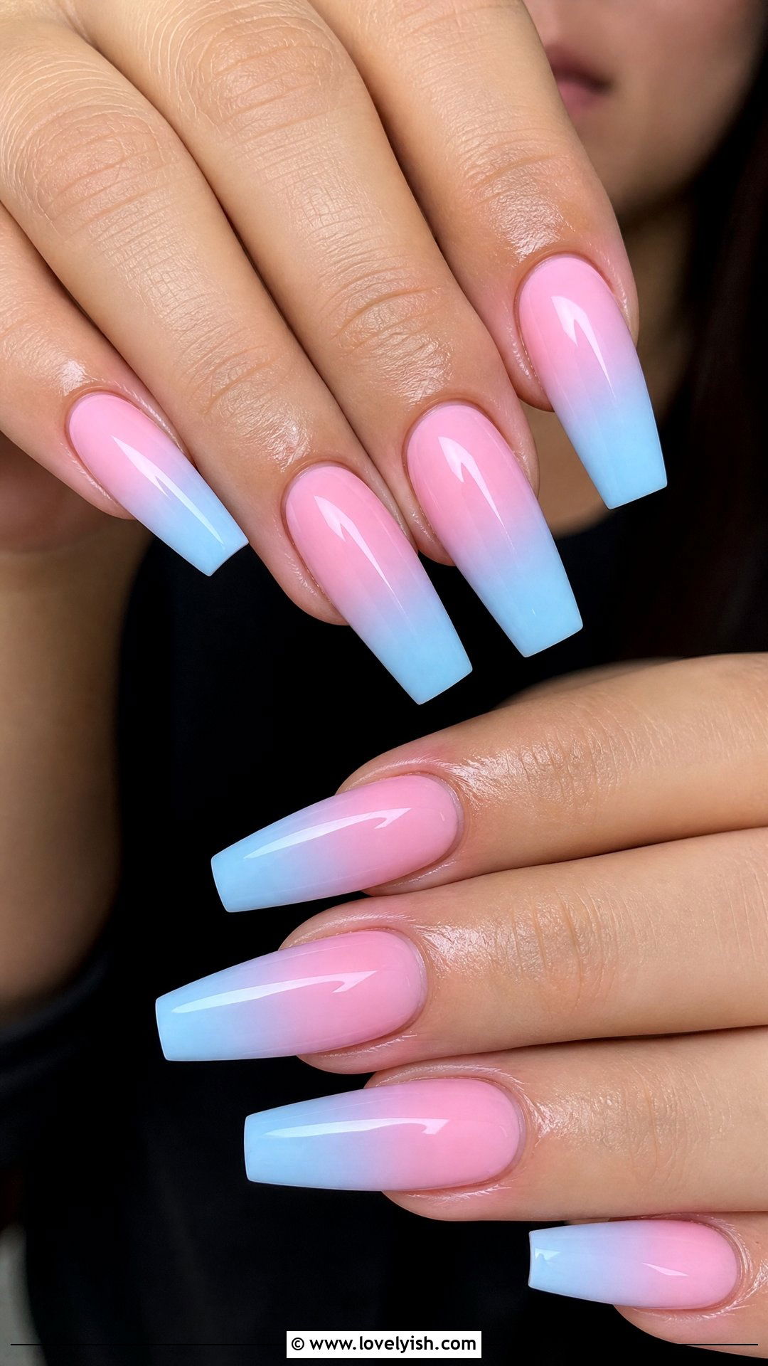 Cotton Candy Ombre Nails - 50 feminine nails - 50 feminine nails