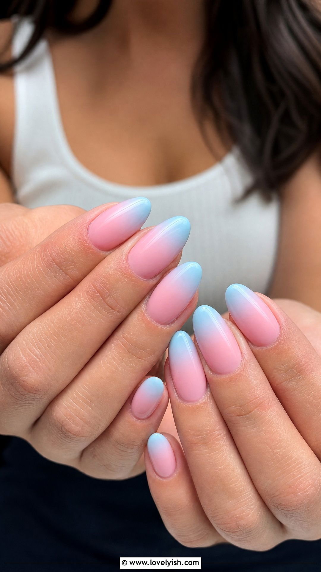 Cotton Candy Ombre Nails - 50 classy spring nail designs - 50 classy spring nail designs