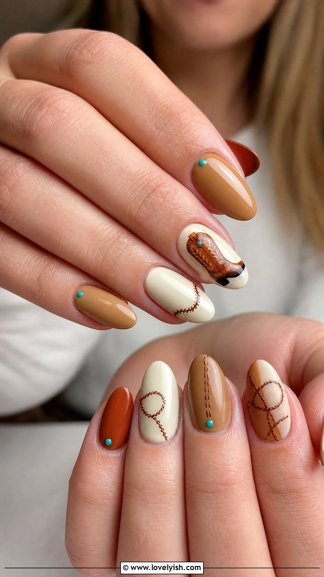 Country Concert Cowgirl Boot Nails - 50 concert nails - 50 concert nails