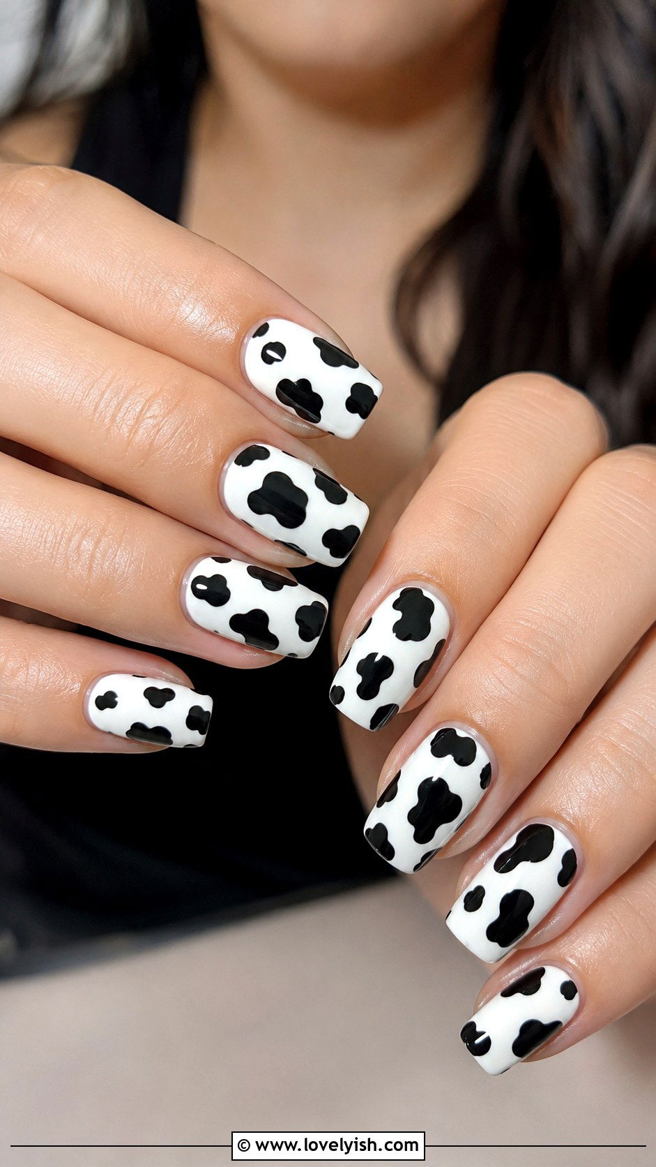 Cow Print Gel Nails - 25 gel nail art ideas - 25 gel nail art ideas