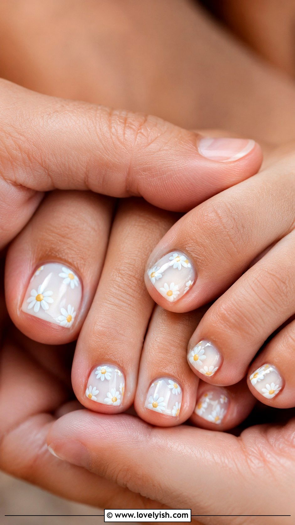 Daisy Floral Pedicure - 50 summer pedicure - 50 summer pedicure