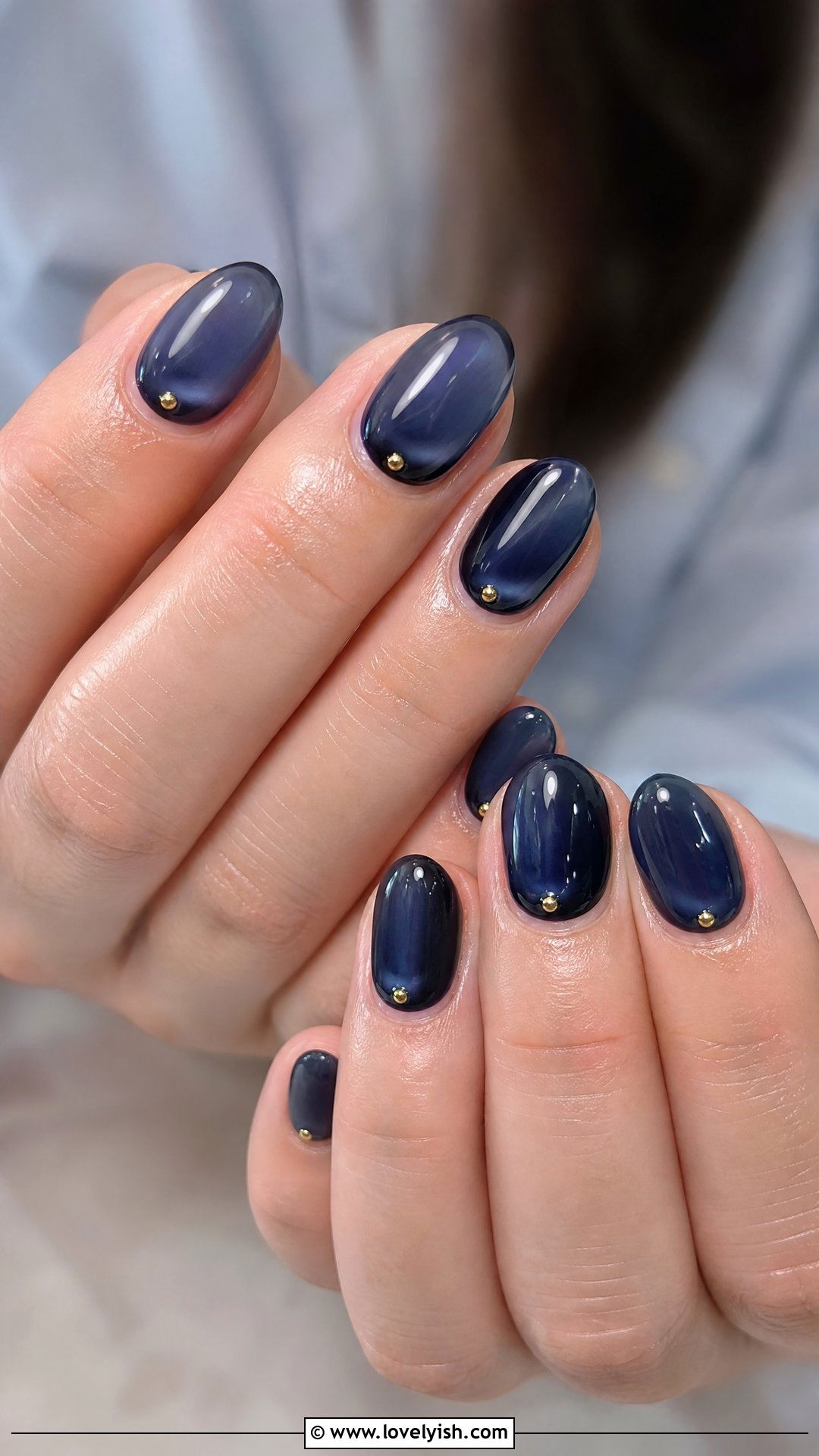Dark Blue Jelly Nails - 50 dark blue nail designs - 50 dark blue nail designs