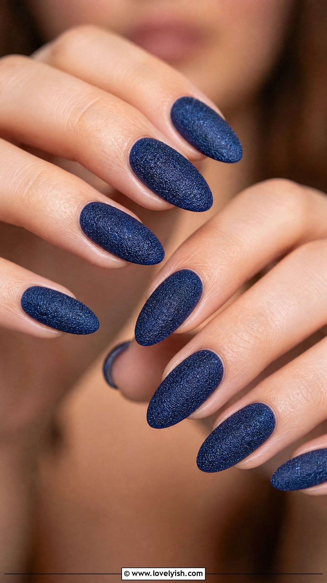 Dark Blue Sugar Nails - 50 dark blue nail designs - 50 dark blue nail designs