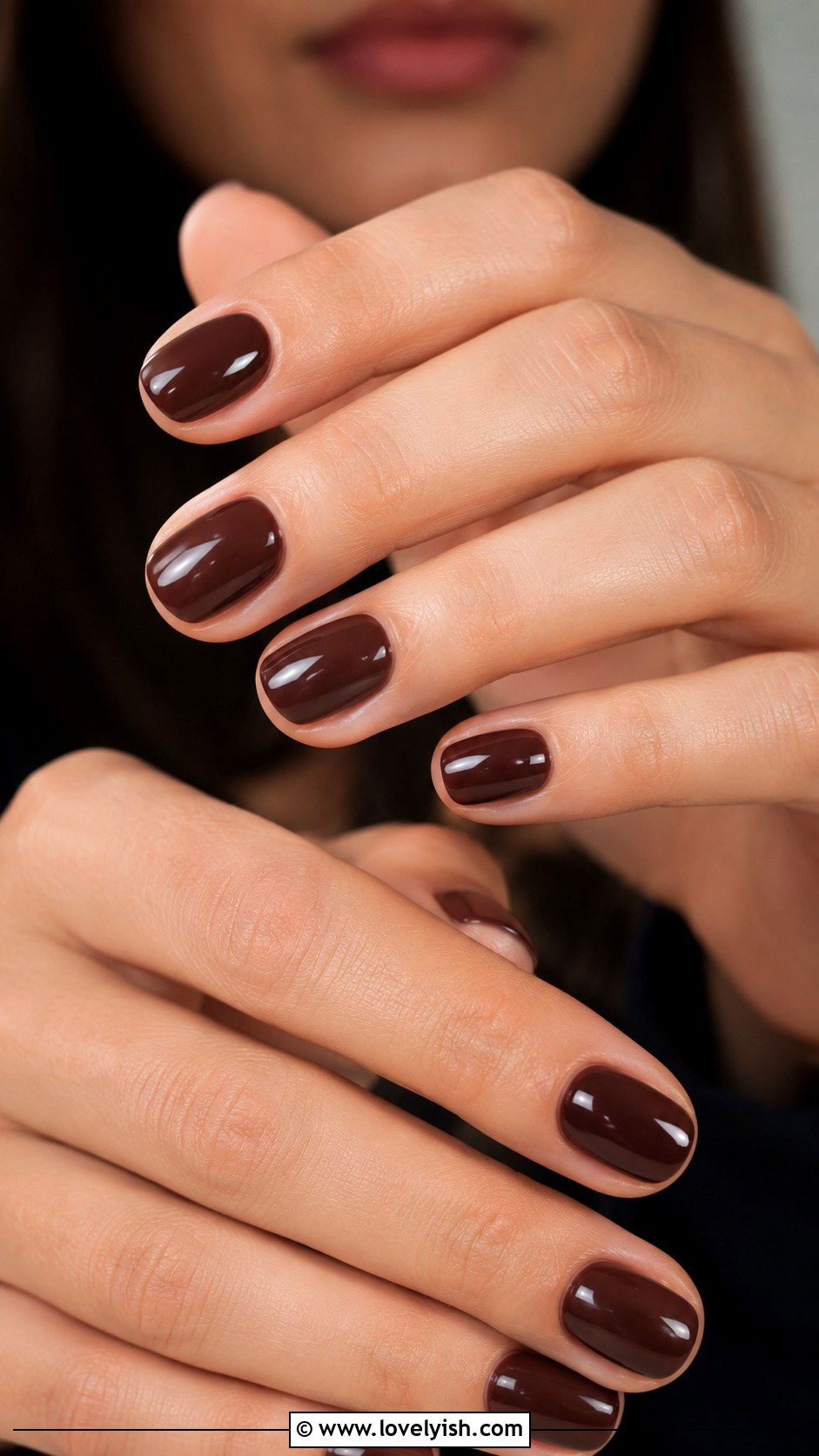 Dark Brown Coffee Nails - 50 mens nail design ideas - 50 mens nail design ideas