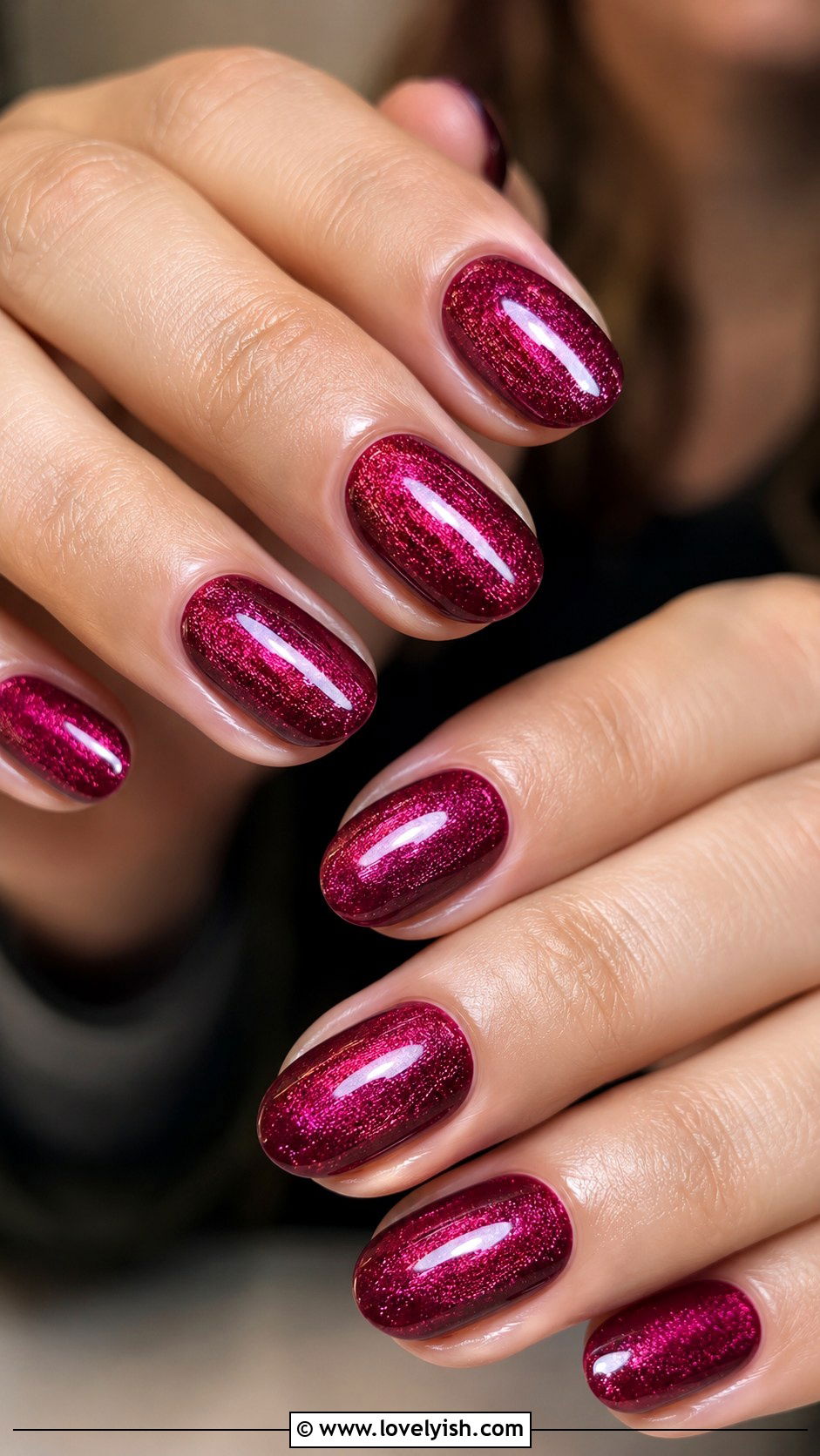 Deep Raspberry Wine Nails - 50 wine nails - 50 wine nails