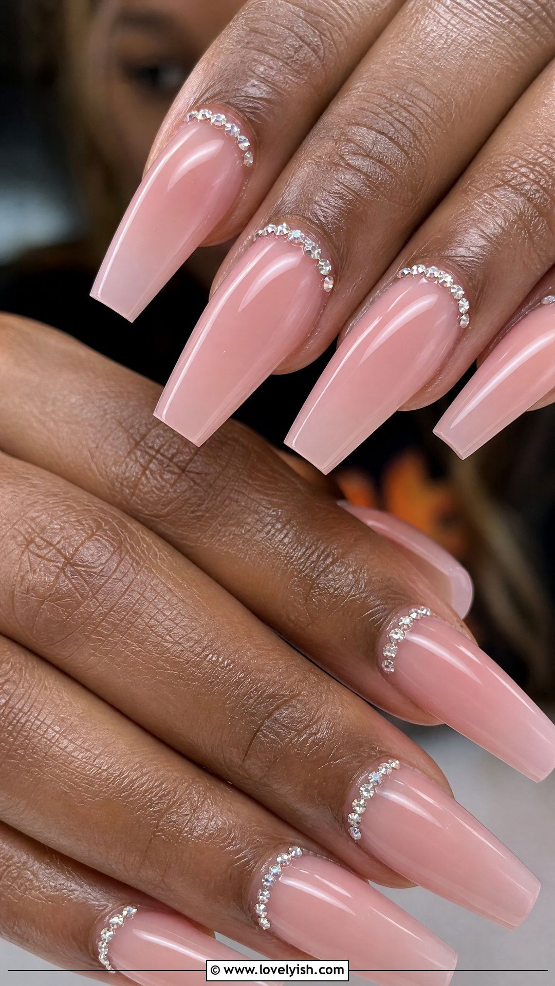 Diamond Cuticle Chain Baddie Nails - 50 baddie nails - 50 baddie nails