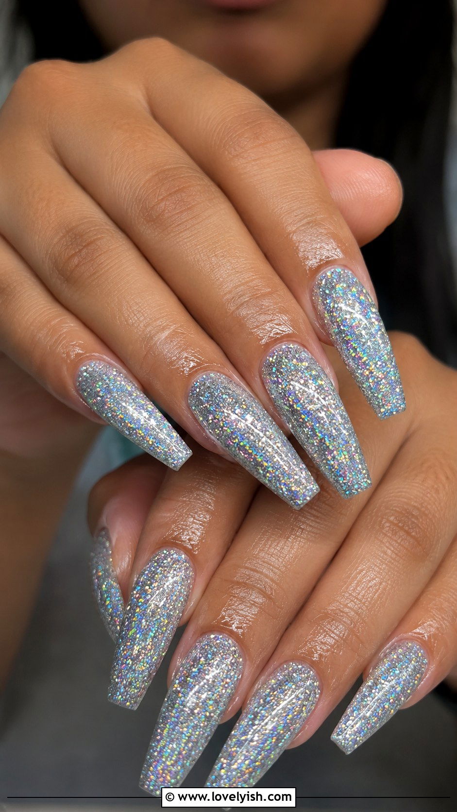 Disco Coffin Birthday Nails - 50 birthday nails - 50 birthday nails