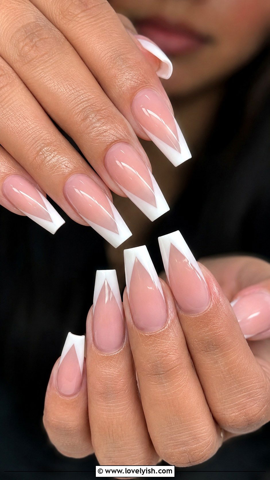 Double French Ombre Nails - 50 ombre french nails - 50 ombre french nails