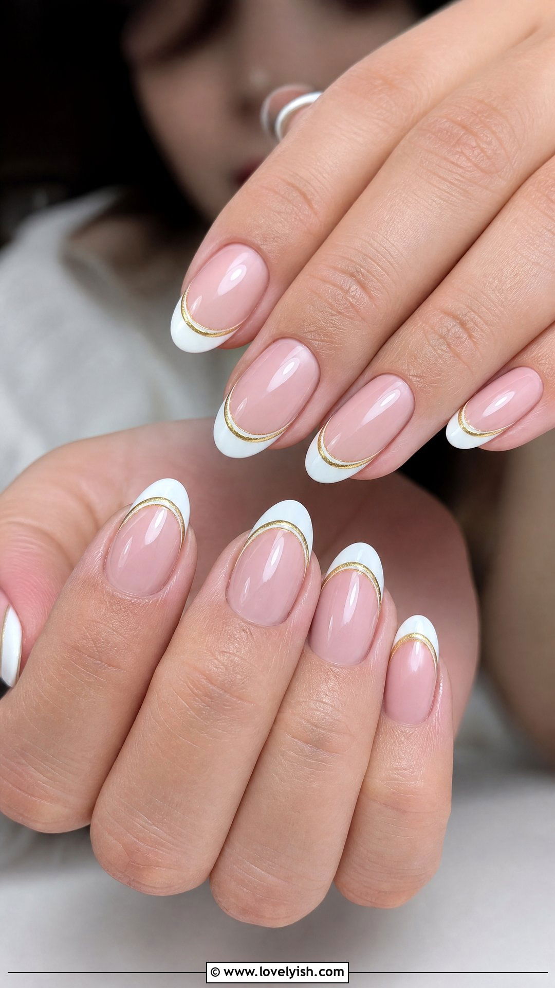 Double French Tip Nails - 36 nails design 2026 - 36 nails design 2026