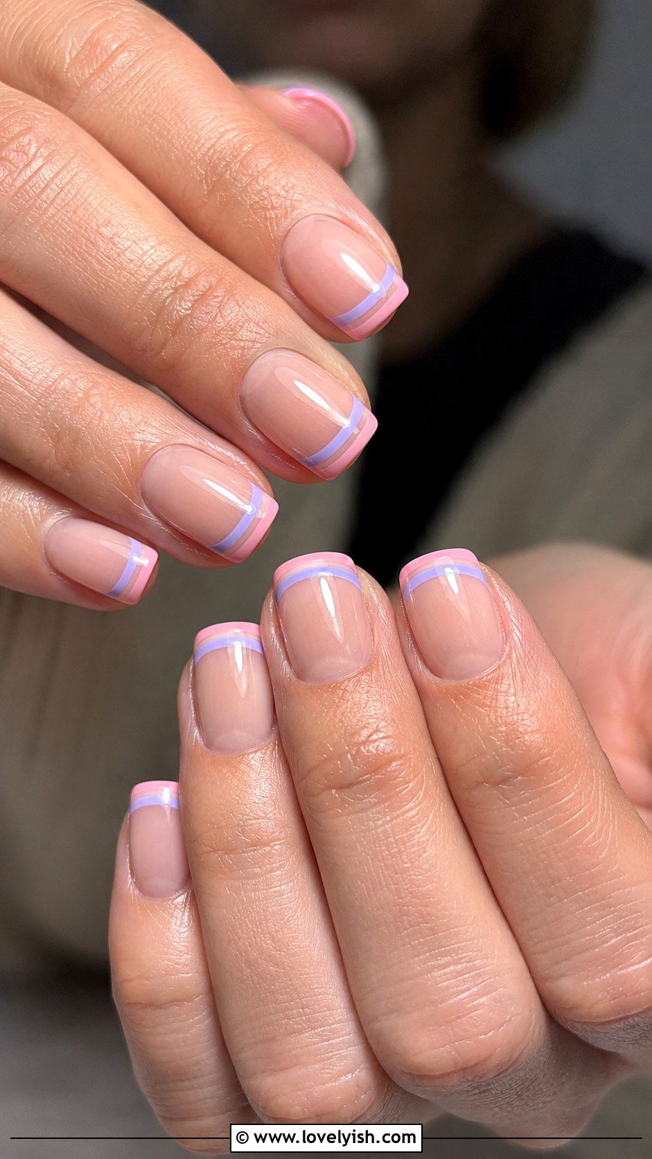 Double French Tip Nails - 25 french tip nail design ideas - 25 french tip nail design ideas