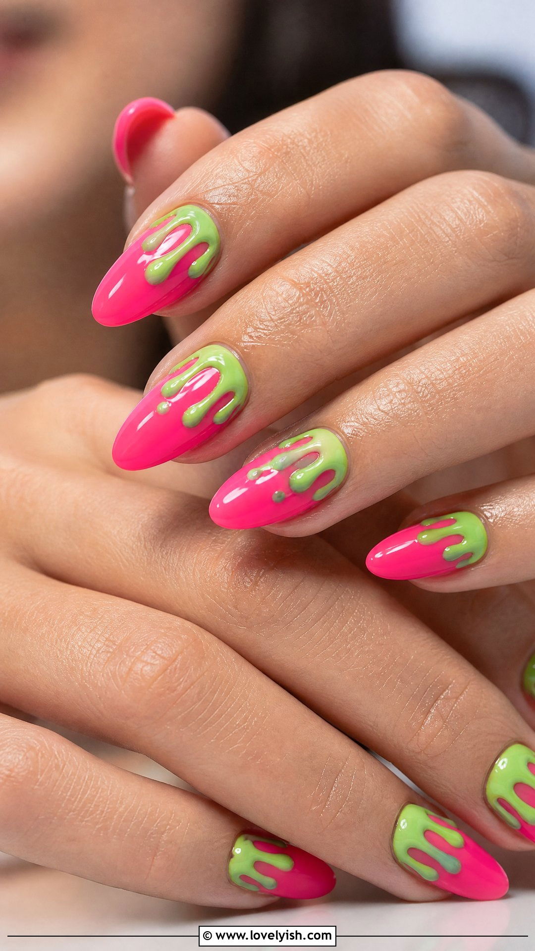 Drippy Paint Nails - 50 crazy nail designs - 50 crazy nail designs