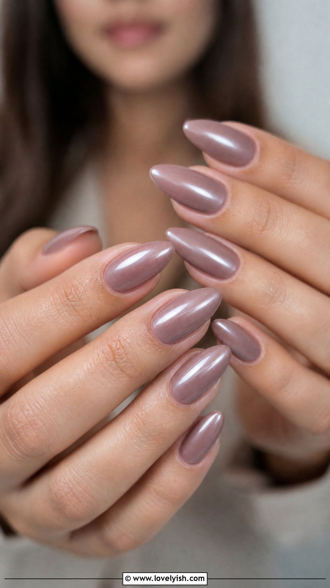 Dusty Mauve Bridal Nails - 25 bridal nail ideas - 25 bridal nail ideas