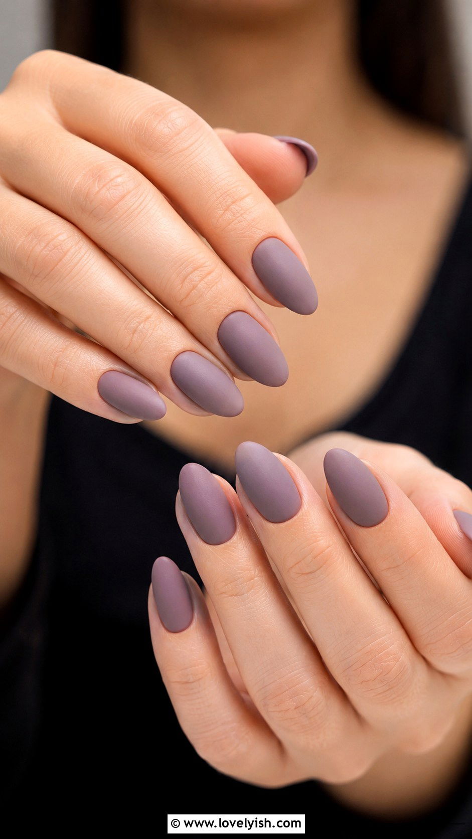 Dusty Mauve Matte Nails - 50 nails - 50 nails