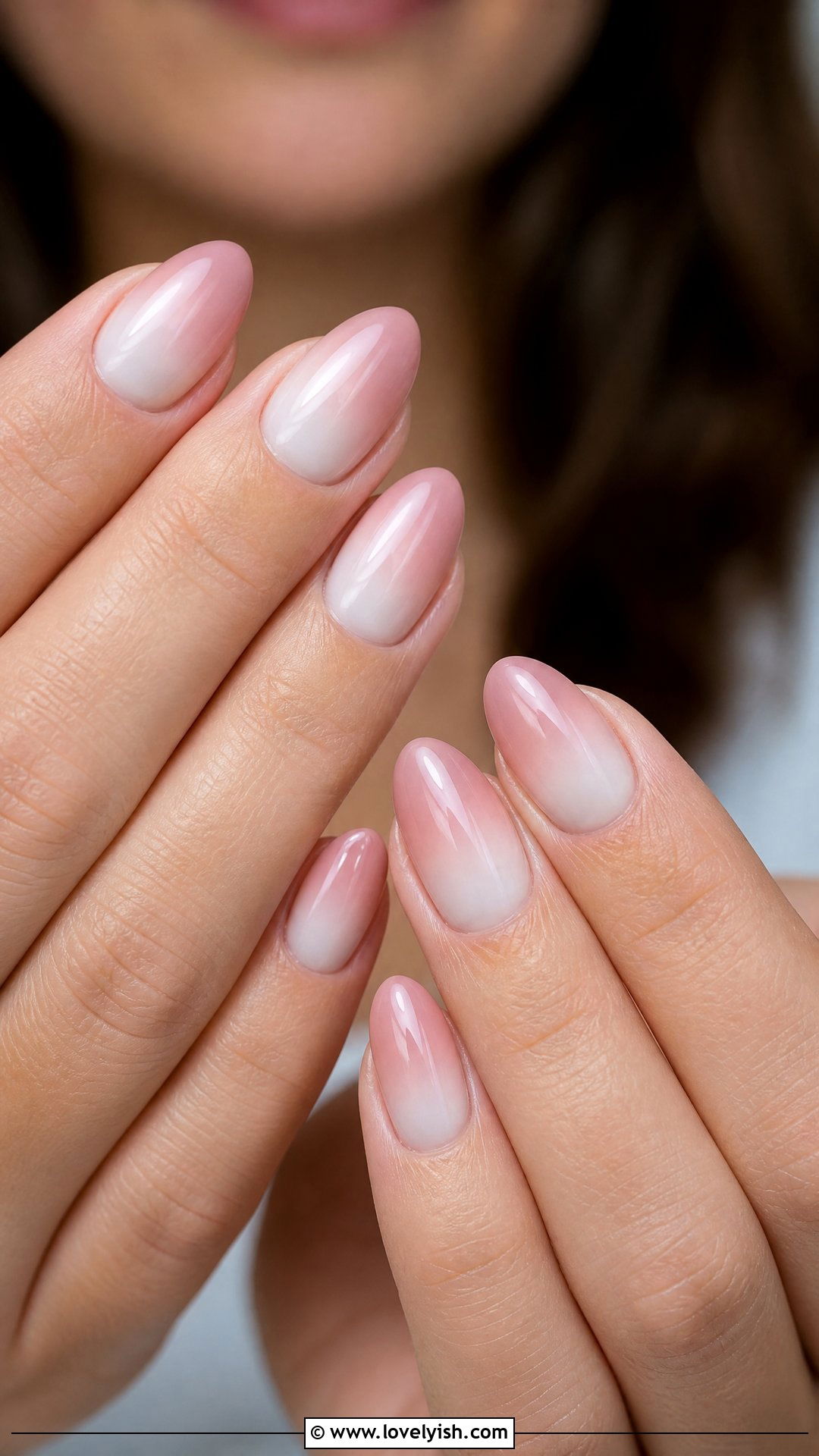 Dusty Pink Ombre Nails - 29 nails for older women - 29 nails for older women