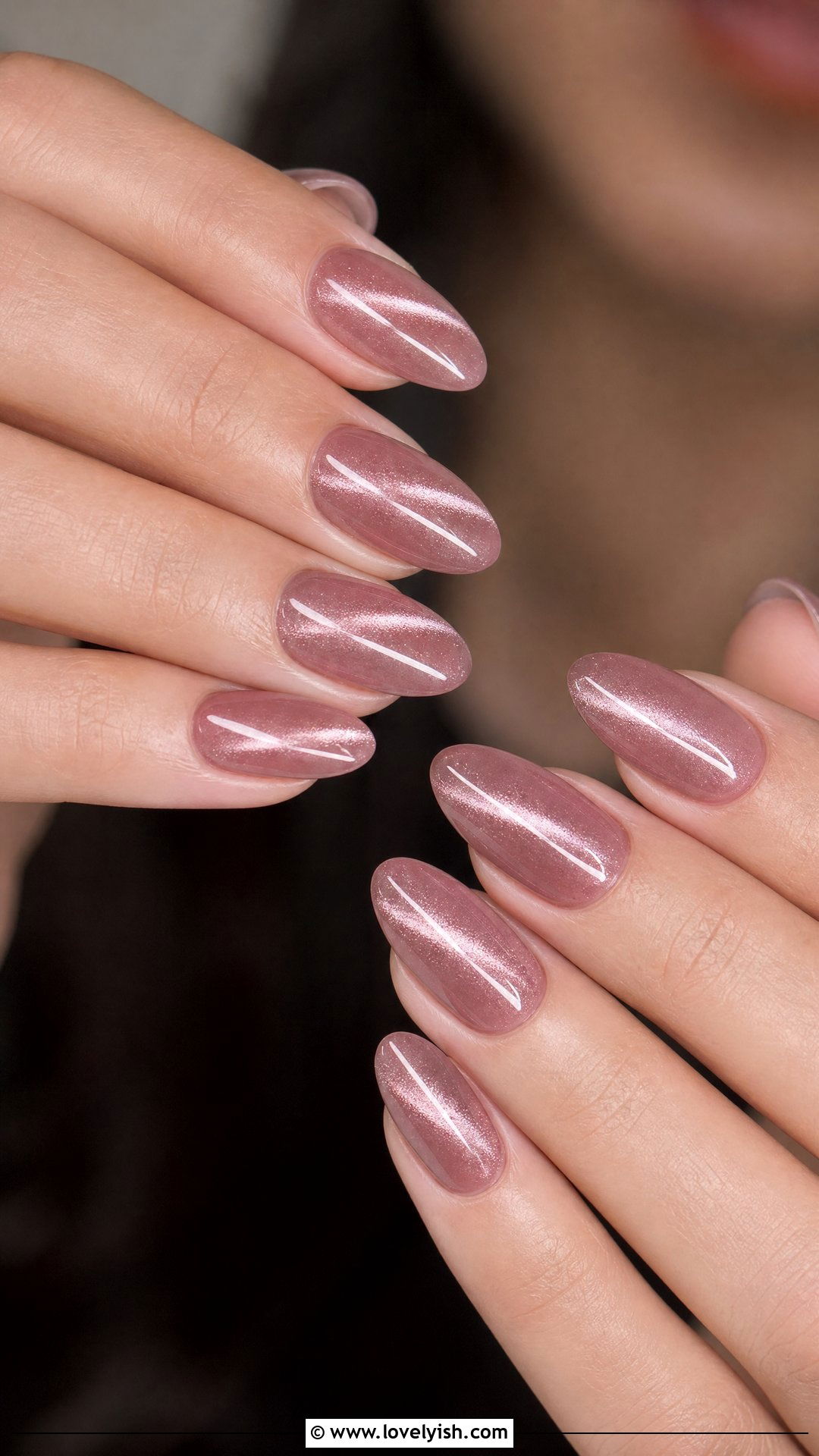 Dusty Rose Magnetic Nails - 50 elegant nails - 50 elegant nails