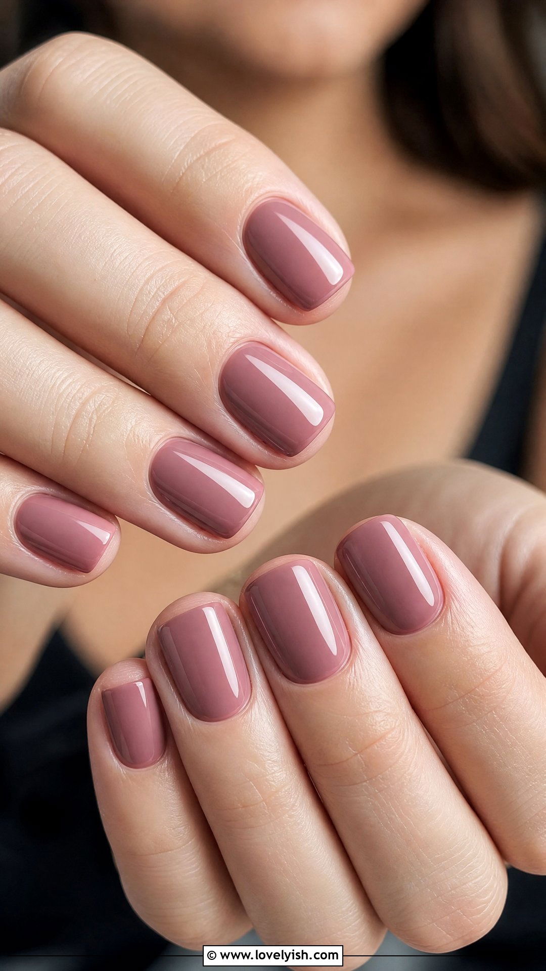 Dusty Rose Pink Nails - 50 short pink nail designs - 50 short pink nail designs