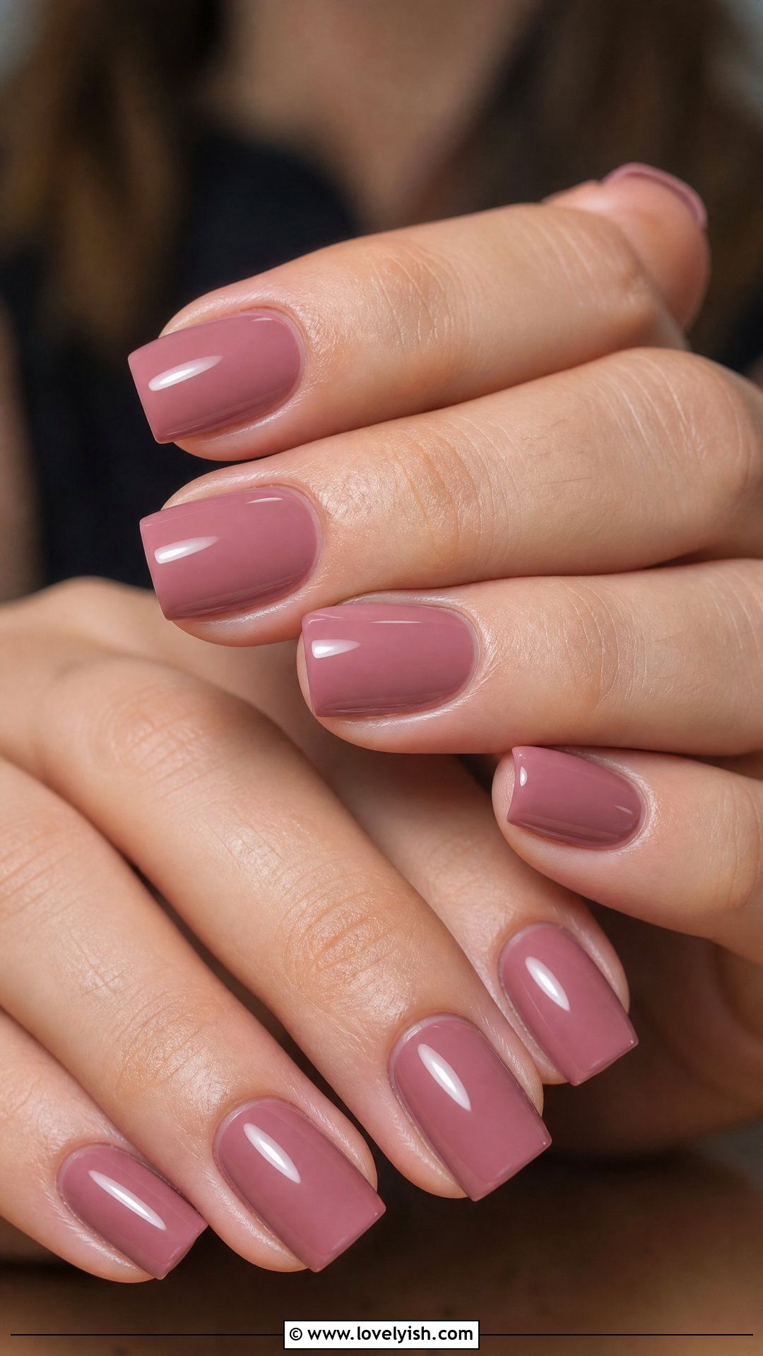 Dusty Rose Square Nails - 50 square nails - 50 square nails
