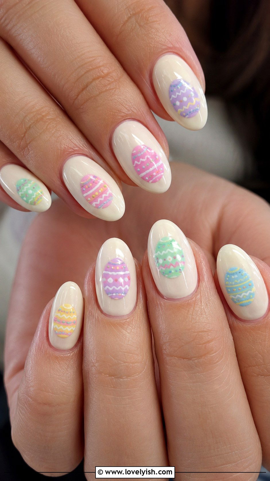 Easter Egg Hunt Nail Art - 44 easter nail designs - 44 easter nail designs