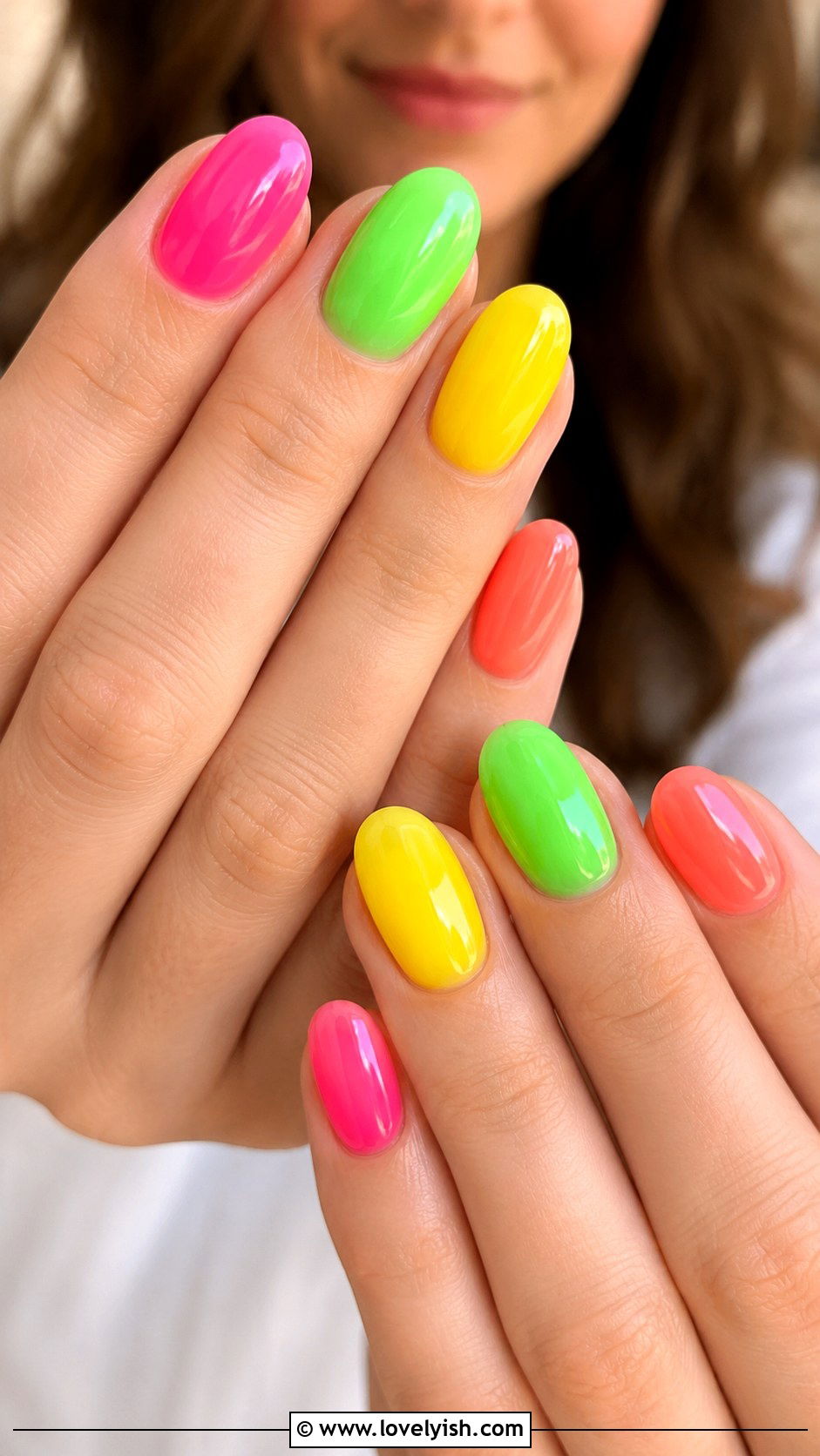 Easter Nails with Jelly Bean Colors - 38 easter nail art ideas - 38 easter nail art ideas