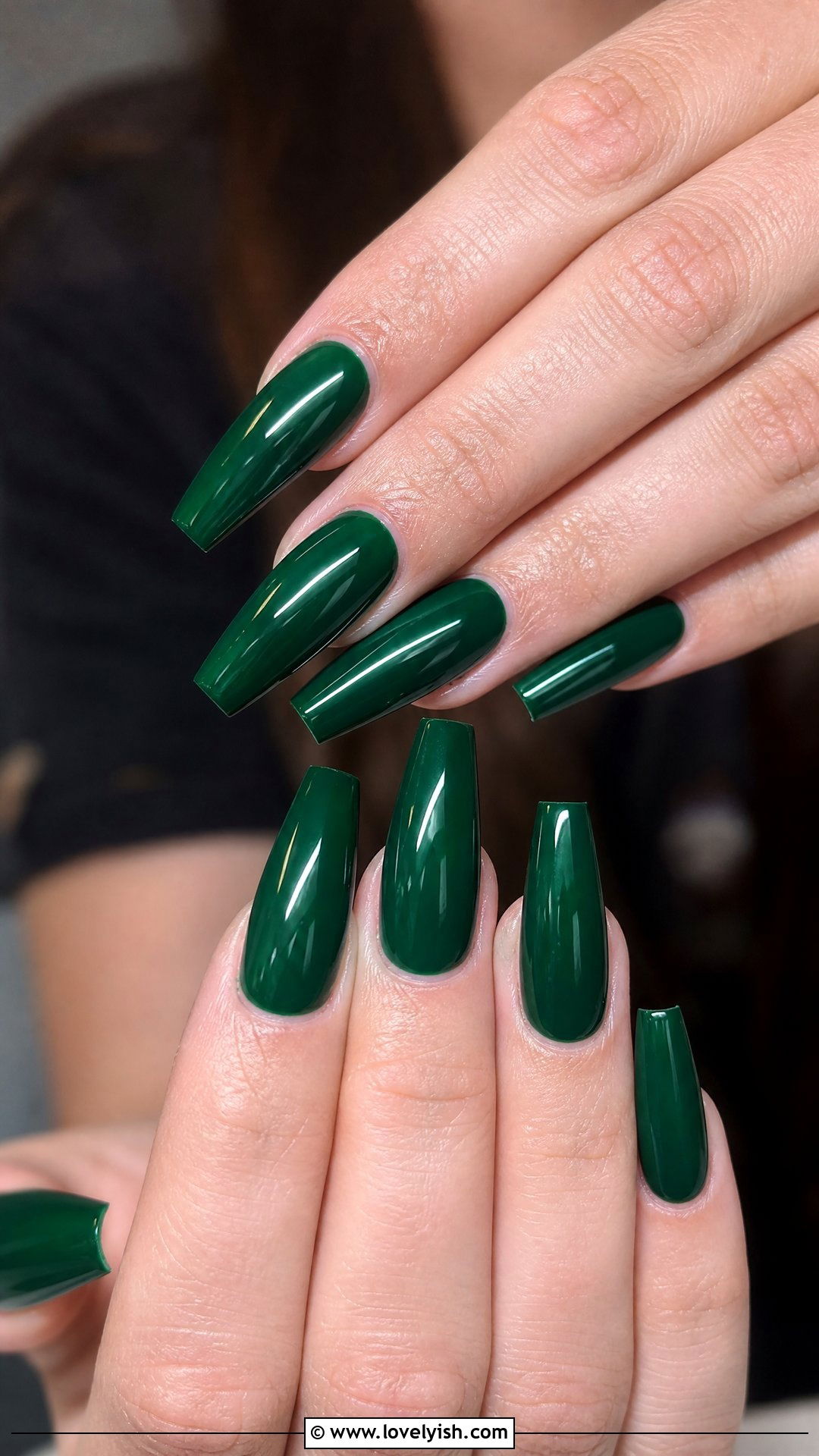 Emerald Green Coffin Nails - 50 coffin nails - 50 coffin nails