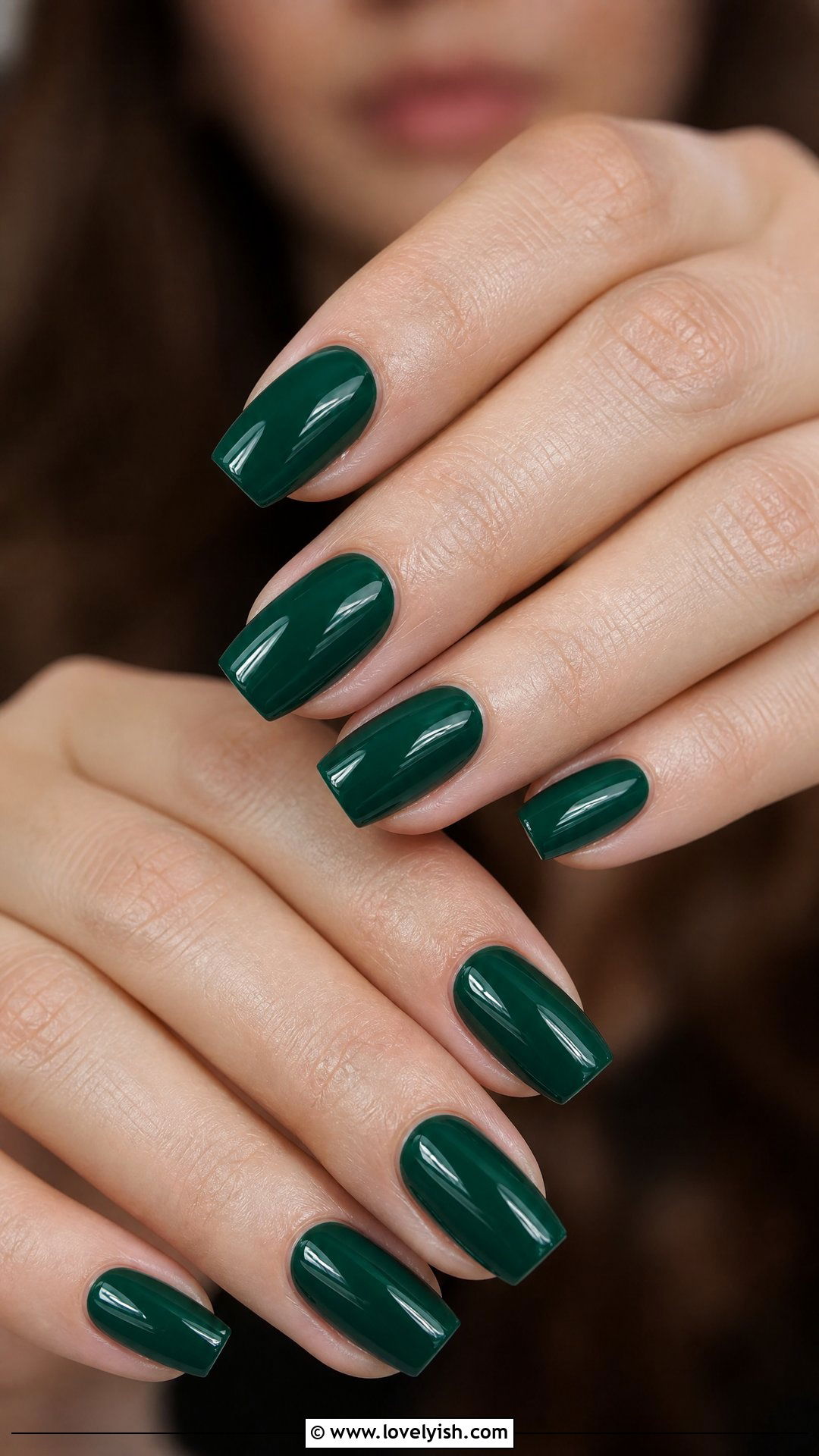 Emerald Green Short Coffin Nails - 50 short coffin nails - 50 short coffin nails